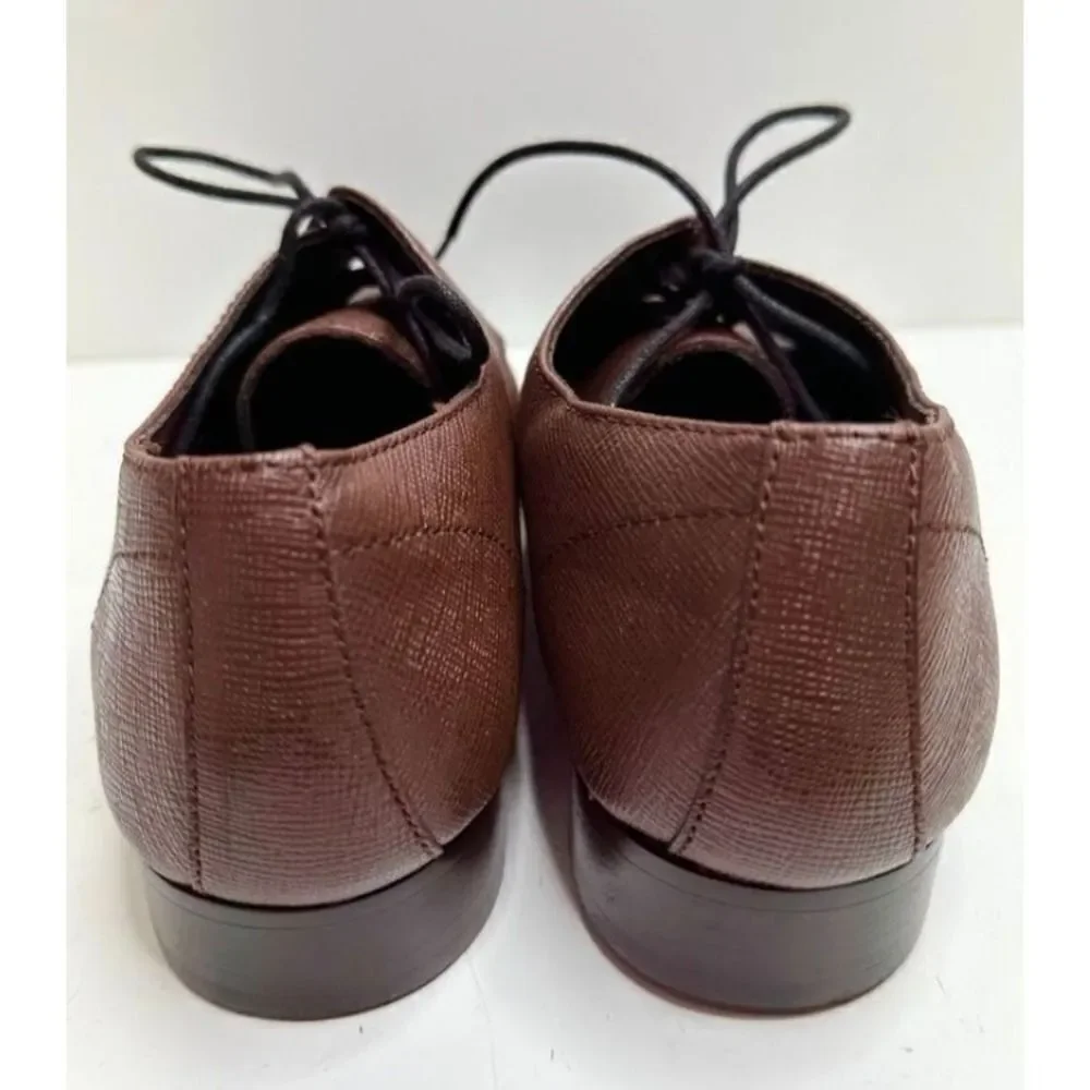 BP‎ Brown Leather Dress Shoes Lace Up Formal Office Oxford  Size 9.5